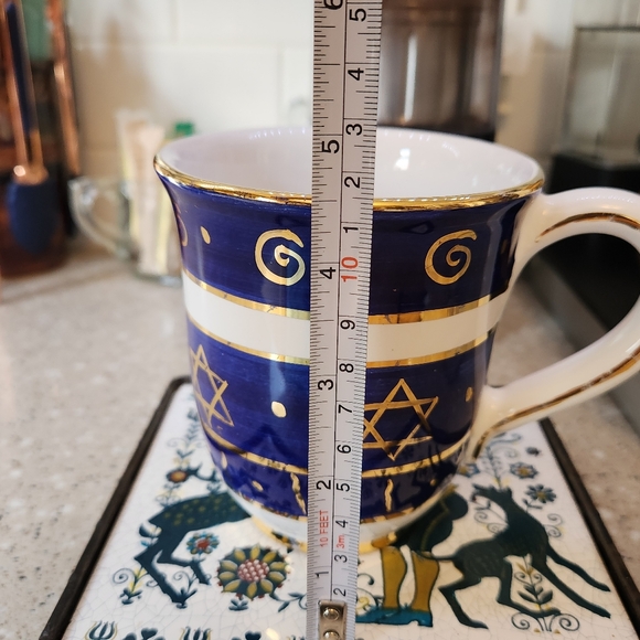 Sberna Deruta Made In Italy Exclusively For Starbucks Coffee Co. Hanukkah Mug - Picture 4 of 7